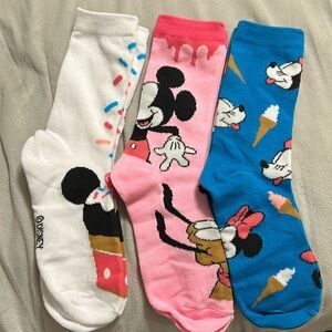 Disney Mickey and Minnie mouse socks